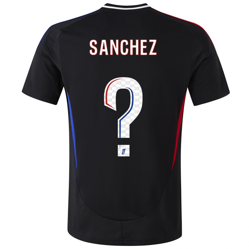 Niño Camiseta Florent Sanchez #0 Negro 2ª Equipación 2024/25 La Camisa Perú