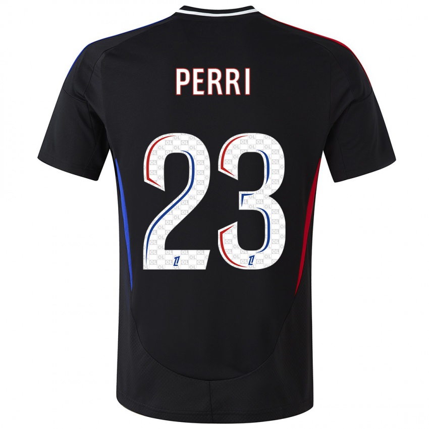 Niño Camiseta Lucas Perri #23 Negro 2ª Equipación 2024/25 La Camisa Perú