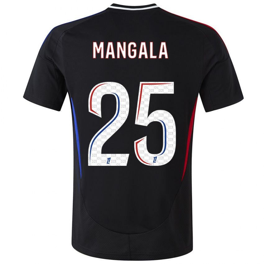 Niño Camiseta Orel Mangala #25 Negro 2ª Equipación 2024/25 La Camisa Perú