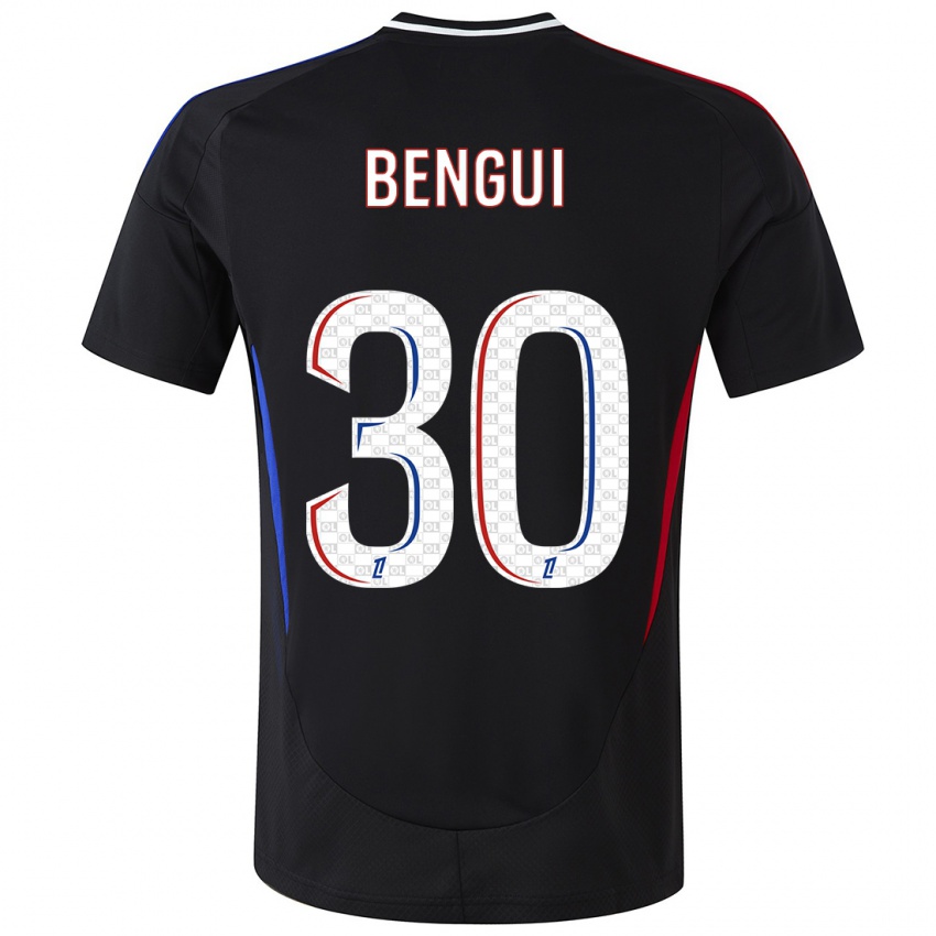 Niño Camiseta Justin Bengui Joao #30 Negro 2ª Equipación 2024/25 La Camisa Perú