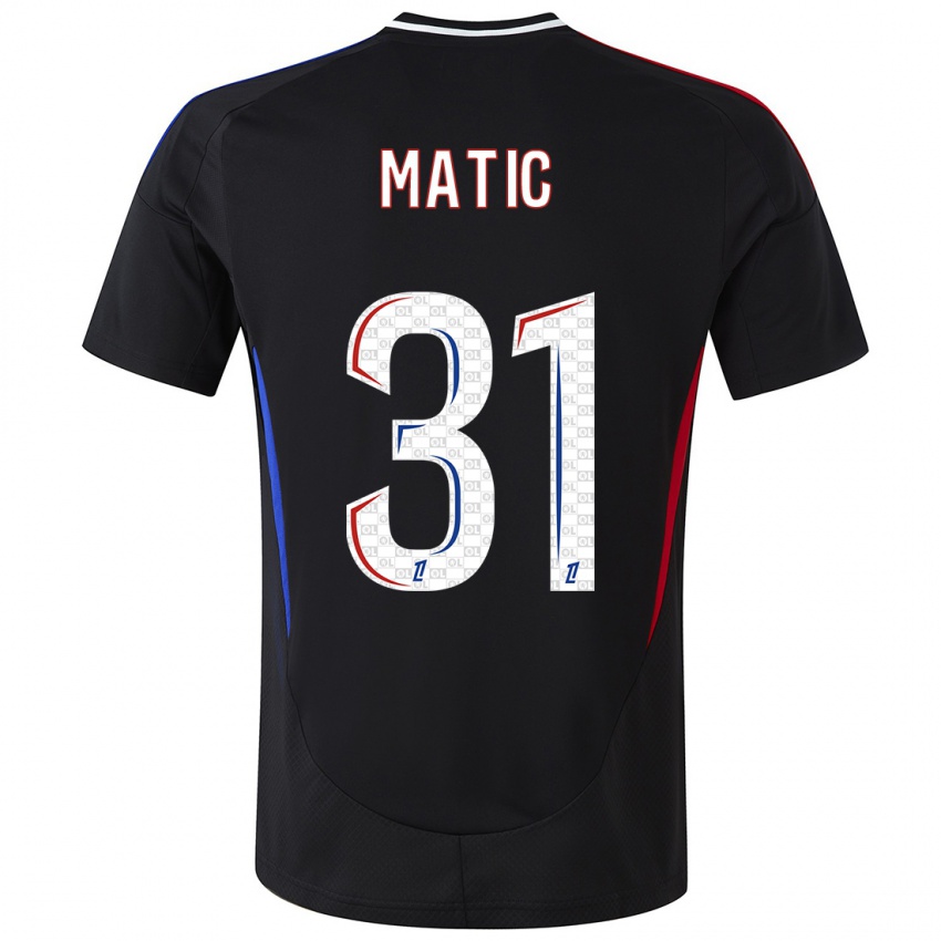 Niño Camiseta Nemanja Matic #31 Negro 2ª Equipación 2024/25 La Camisa Perú