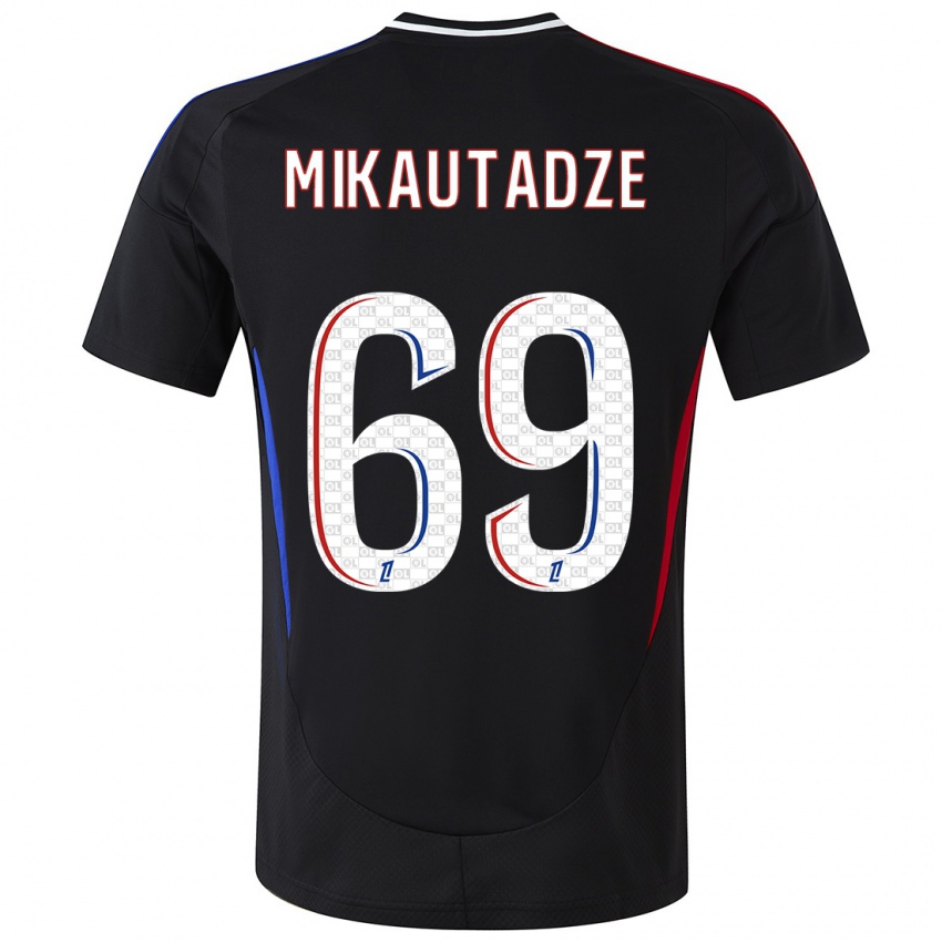 Niño Camiseta Georges Mikautadze #69 Negro 2ª Equipación 2024/25 La Camisa Perú