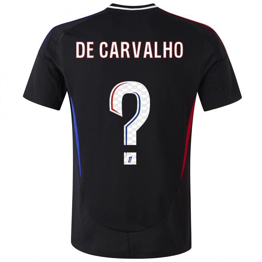 Niño Camiseta Mathys De Carvalho #0 Negro 2ª Equipación 2024/25 La Camisa Perú