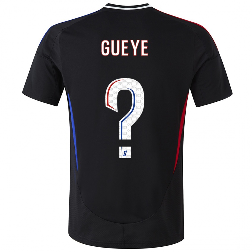 Niño Camiseta Thiema Gueye #0 Negro 2ª Equipación 2024/25 La Camisa Perú