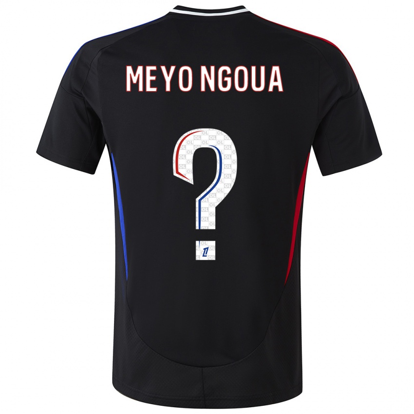 Niño Camiseta Bryan Meyo Ngoua #0 Negro 2ª Equipación 2024/25 La Camisa Perú