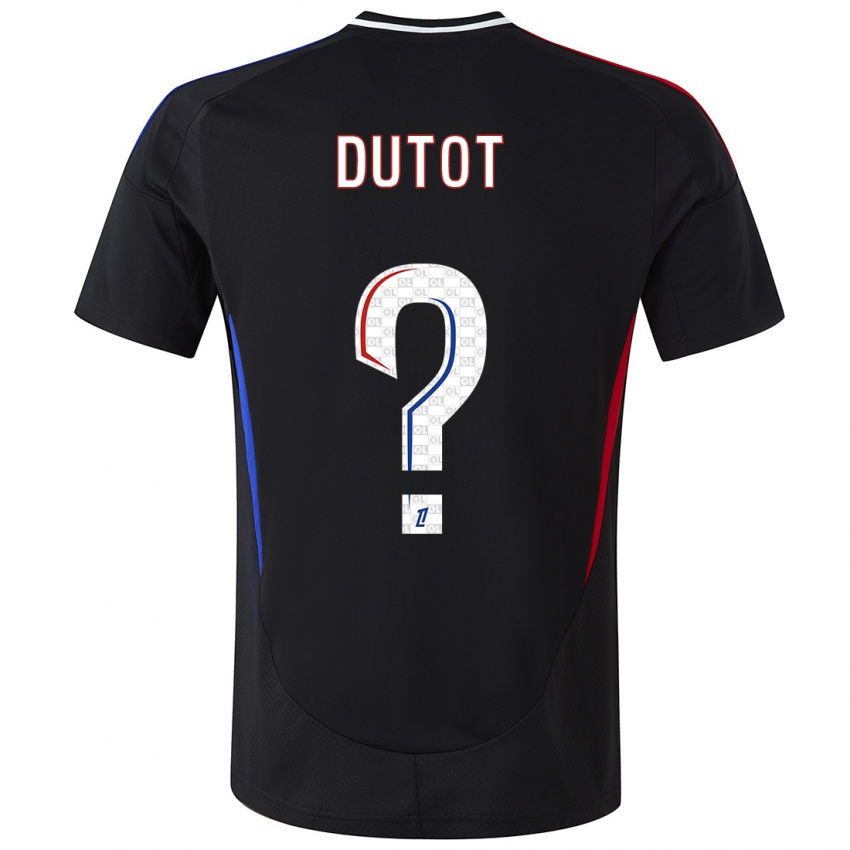 Niño Camiseta Timothée Dutot #0 Negro 2ª Equipación 2024/25 La Camisa Perú