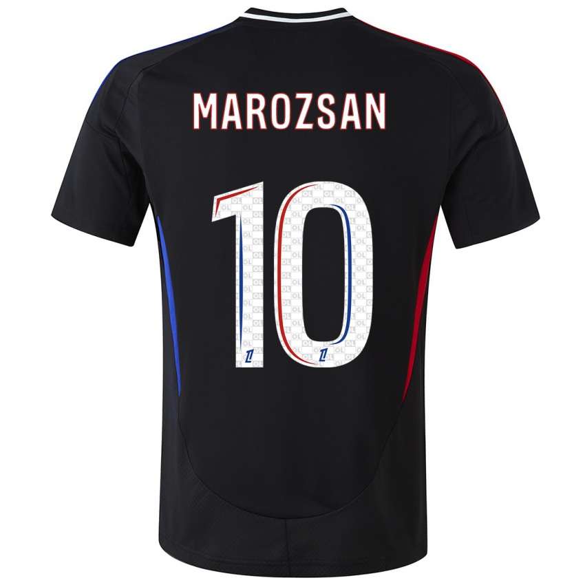 Niño Camiseta Dzsenifer Marozsan #10 Negro 2ª Equipación 2024/25 La Camisa Perú