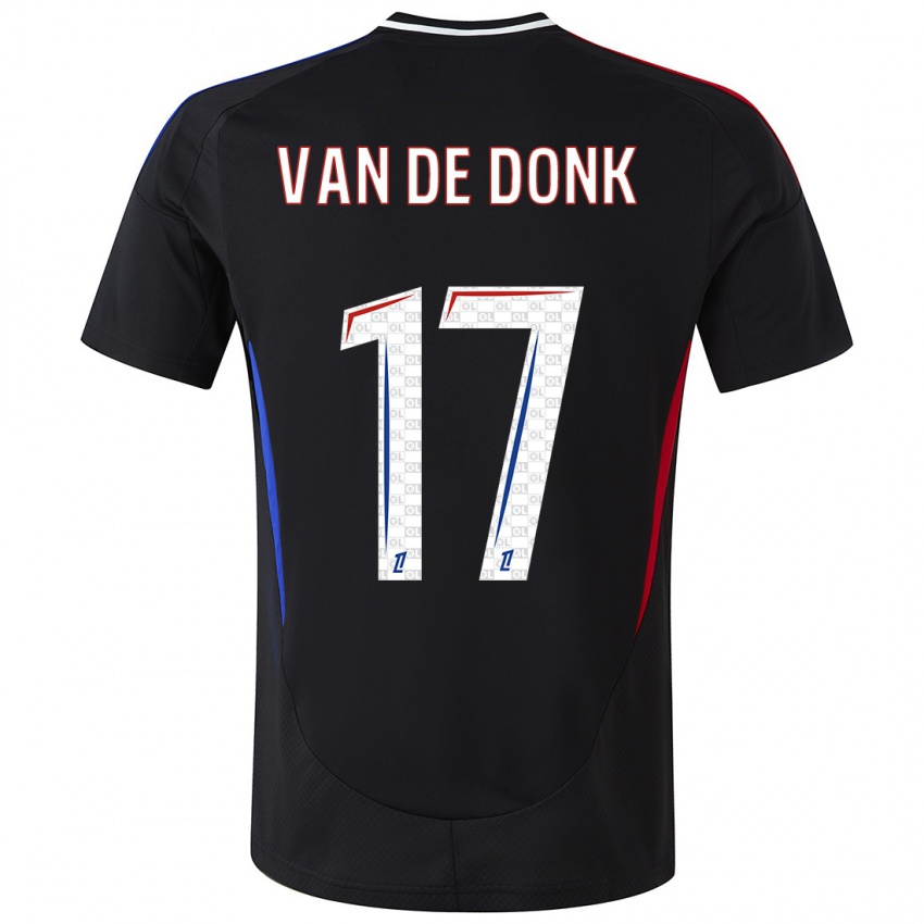 Niño Camiseta Danielle Van De Donk #17 Negro 2ª Equipación 2024/25 La Camisa Perú