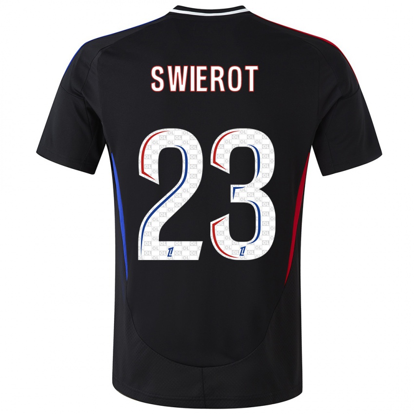 Niño Camiseta Julie Swierot #23 Negro 2ª Equipación 2024/25 La Camisa Perú