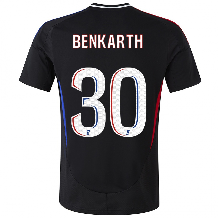 Niño Camiseta Laura Benkarth #30 Negro 2ª Equipación 2024/25 La Camisa Perú