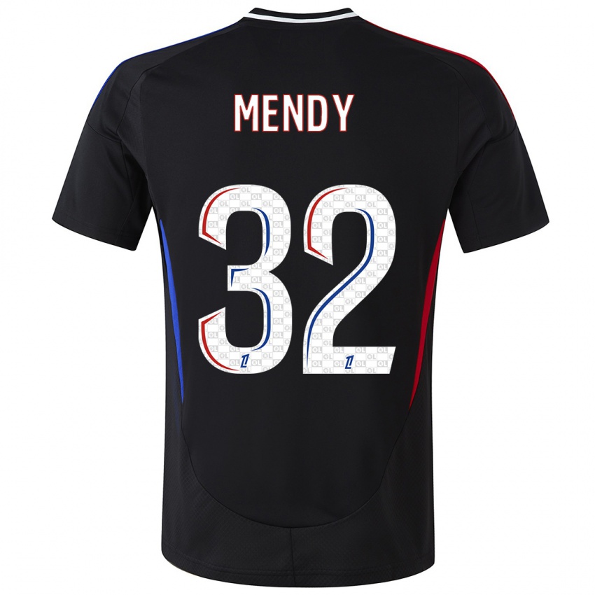 Niño Camiseta Maeline Mendy #32 Negro 2ª Equipación 2024/25 La Camisa Perú