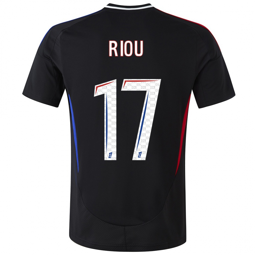 Niño Camiseta Remy Riou #17 Negro 2ª Equipación 2024/25 La Camisa Perú