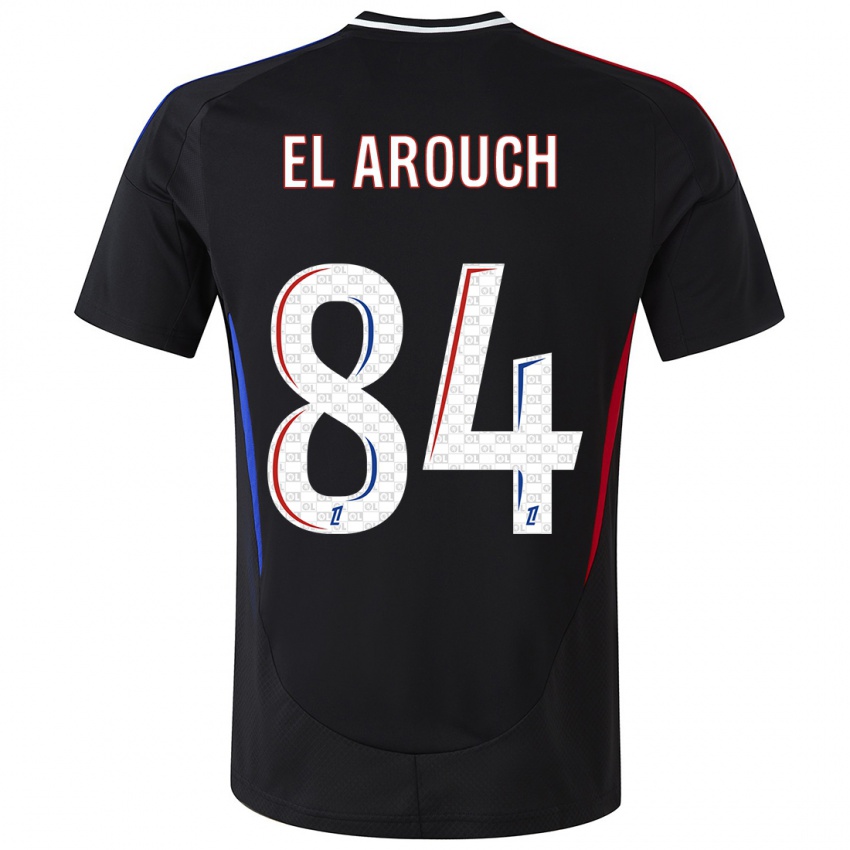 Niño Camiseta Mohamed El Arouch #84 Negro 2ª Equipación 2024/25 La Camisa Perú