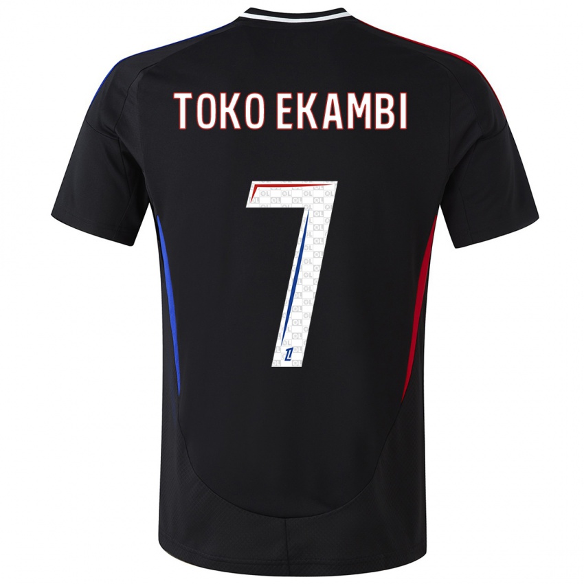 Niño Camiseta Karl Toko Ekambi #7 Negro 2ª Equipación 2024/25 La Camisa Perú