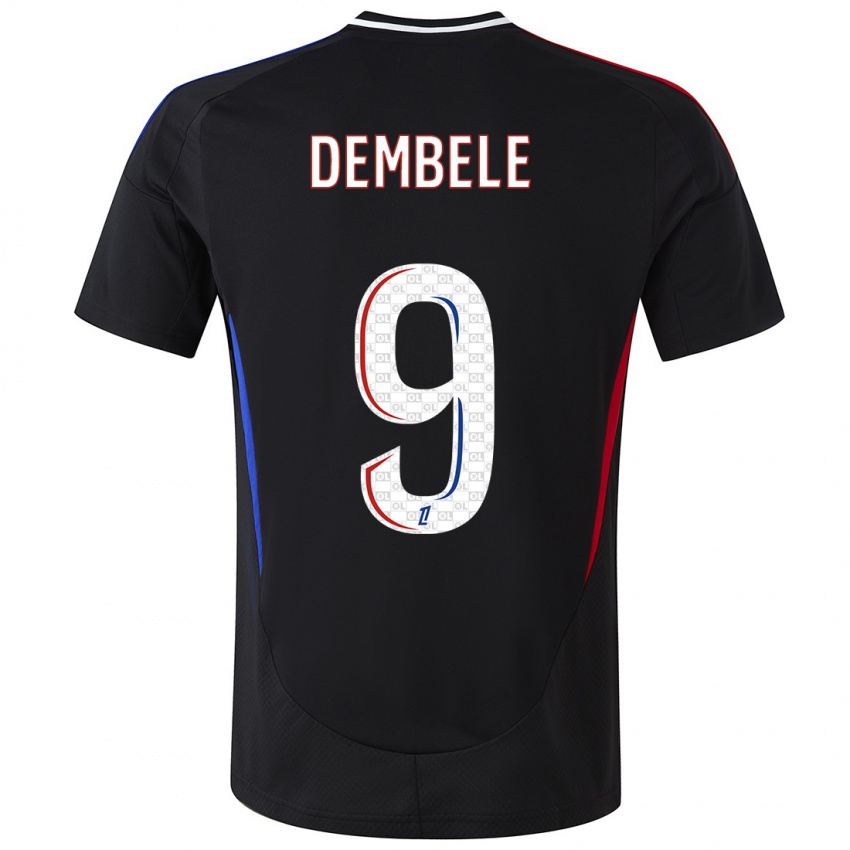 Niño Camiseta Moussa Dembele #9 Negro 2ª Equipación 2024/25 La Camisa Perú