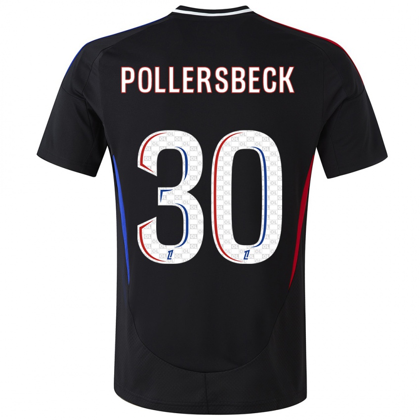 Niño Camiseta Julian Pollersbeck #30 Negro 2ª Equipación 2024/25 La Camisa Perú