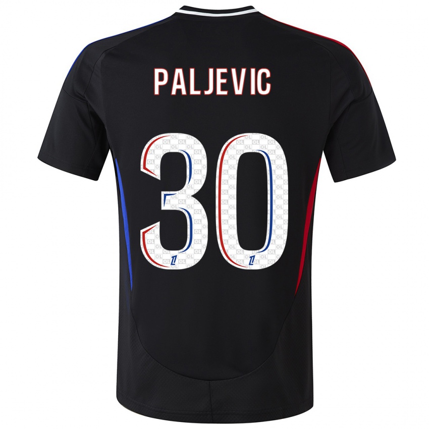 Niño Camiseta Alyssia Paljevic #30 Negro 2ª Equipación 2024/25 La Camisa Perú