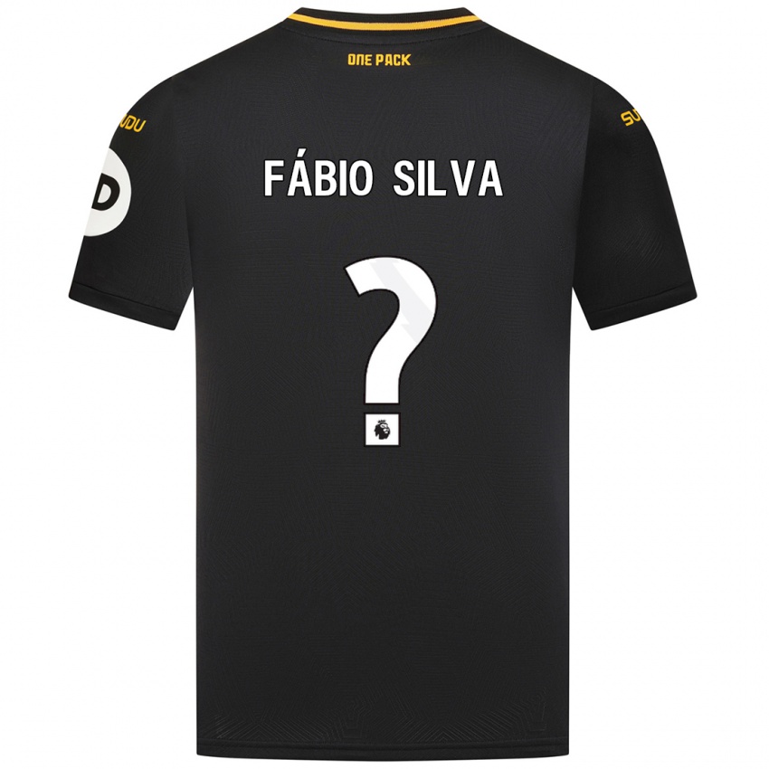 Niño Camiseta Fabio Silva #0 Negro 2ª Equipación 2024/25 La Camisa Perú