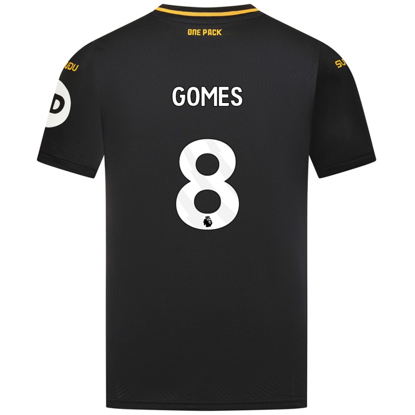 Niño Camiseta Joao Gomes #8 Negro 2ª Equipación 2024/25 La Camisa Perú