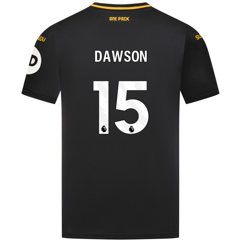 Niño Camiseta Craig Dawson #15 Negro 2ª Equipación 2024/25 La Camisa Perú