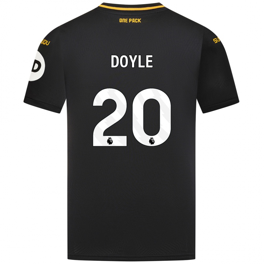 Niño Camiseta Tommy Doyle #20 Negro 2ª Equipación 2024/25 La Camisa Perú