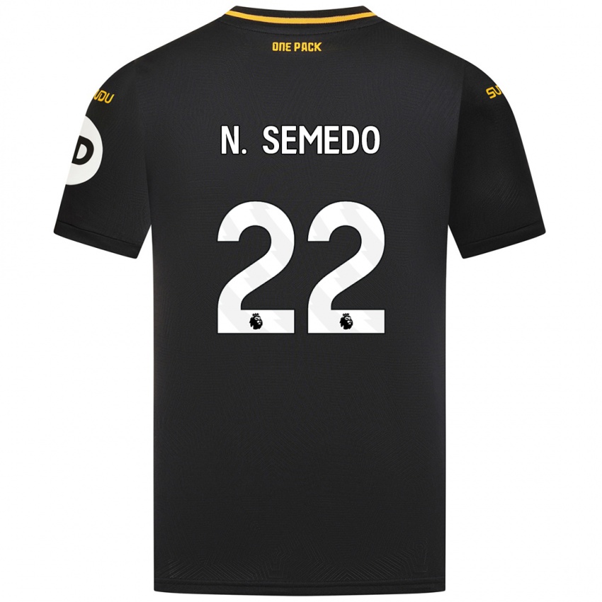 Niño Camiseta Nelson Semedo #22 Negro 2ª Equipación 2024/25 La Camisa Perú