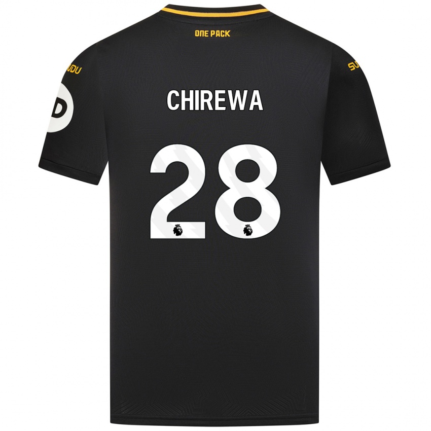 Niño Camiseta Tawanda Chirewa #28 Negro 2ª Equipación 2024/25 La Camisa Perú