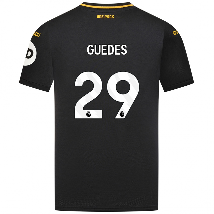 Niño Camiseta Goncalo Guedes #29 Negro 2ª Equipación 2024/25 La Camisa Perú