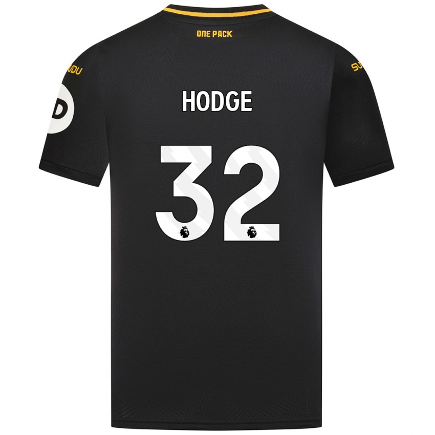 Niño Camiseta Joe Hodge #32 Negro 2ª Equipación 2024/25 La Camisa Perú