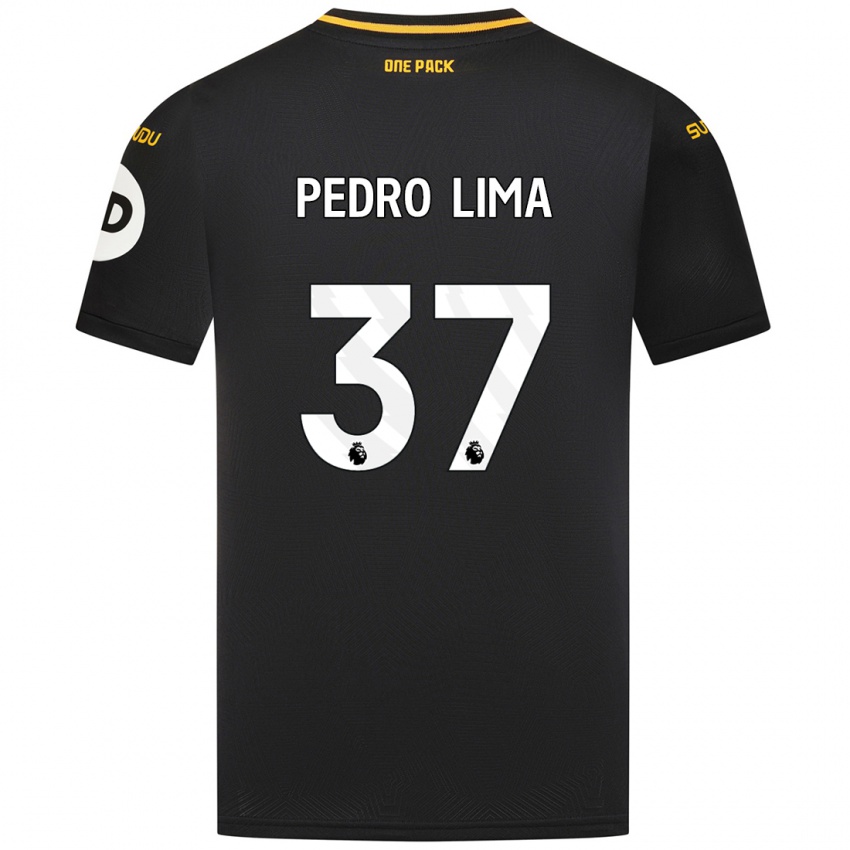 Niño Camiseta Pedro Lima #37 Negro 2ª Equipación 2024/25 La Camisa Perú