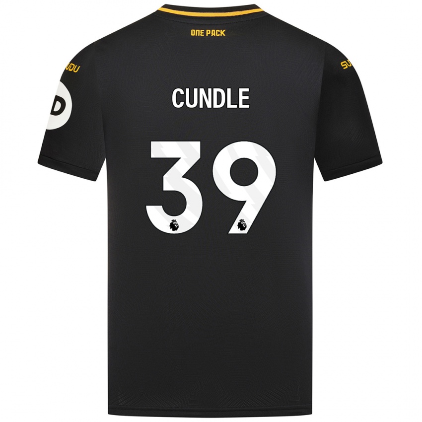 Niño Camiseta Luke Cundle #39 Negro 2ª Equipación 2024/25 La Camisa Perú