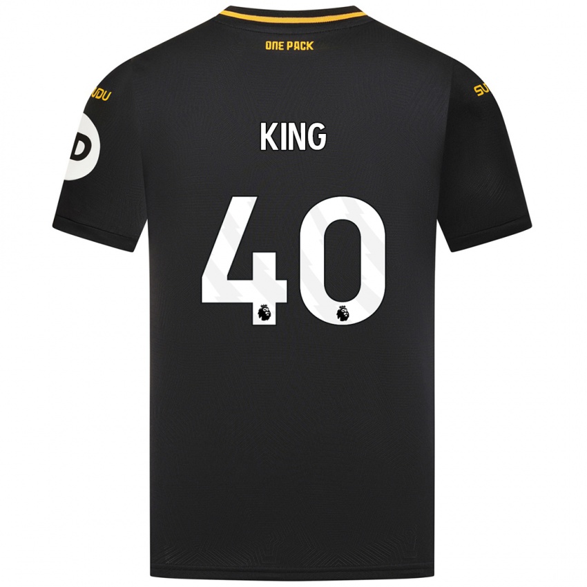 Niño Camiseta Tom King #40 Negro 2ª Equipación 2024/25 La Camisa Perú