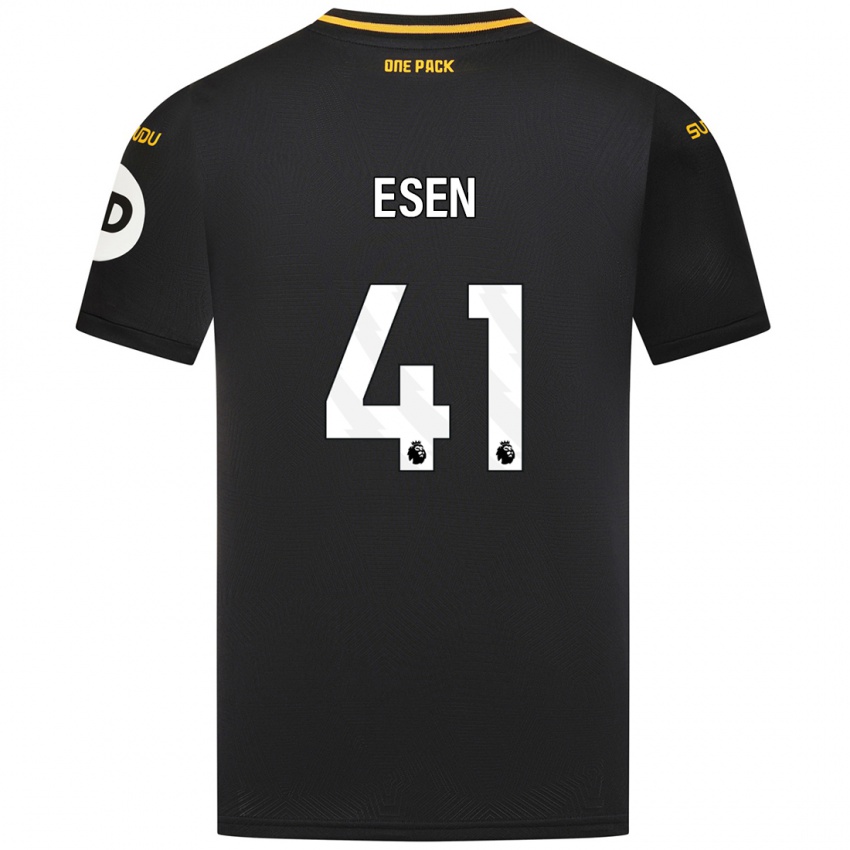 Niño Camiseta Josh Esen #41 Negro 2ª Equipación 2024/25 La Camisa Perú