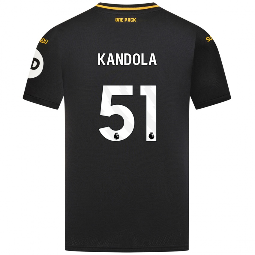 Niño Camiseta Kam Kandola #51 Negro 2ª Equipación 2024/25 La Camisa Perú