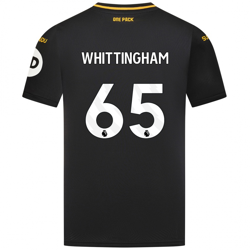 Niño Camiseta Matthew Whittingham #65 Negro 2ª Equipación 2024/25 La Camisa Perú