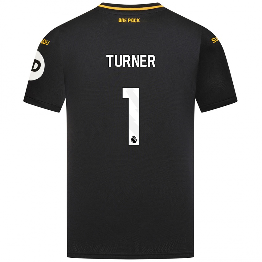 Niño Camiseta Shannon Turner #1 Negro 2ª Equipación 2024/25 La Camisa Perú