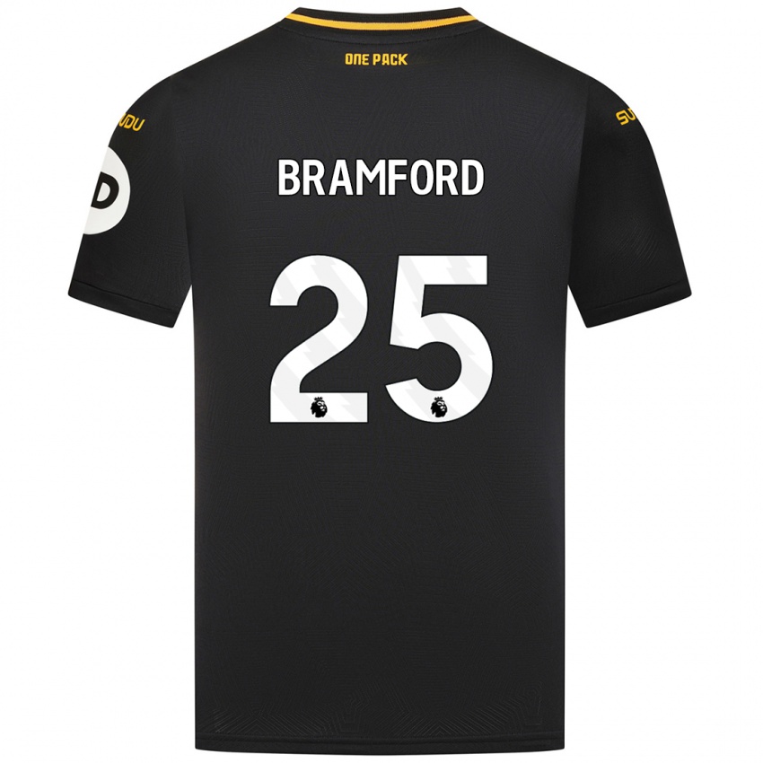 Niño Camiseta Sophie Bramford #25 Negro 2ª Equipación 2024/25 La Camisa Perú