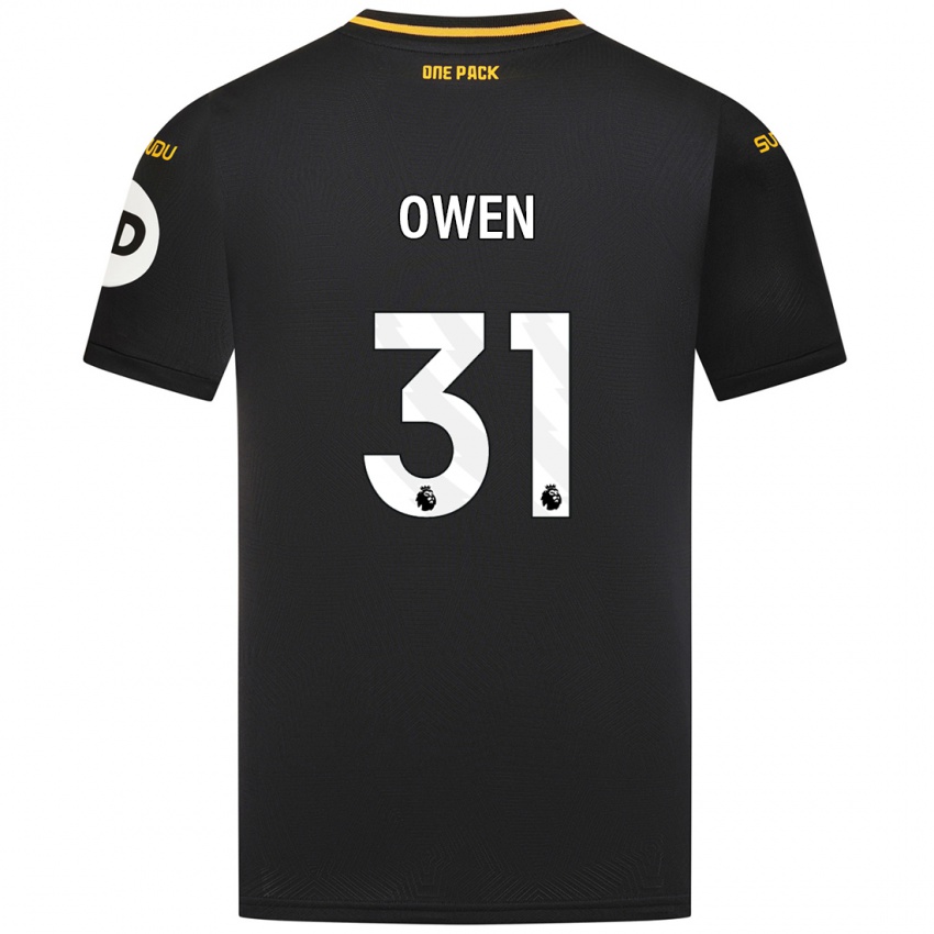 Niño Camiseta Skye Owen #31 Negro 2ª Equipación 2024/25 La Camisa Perú