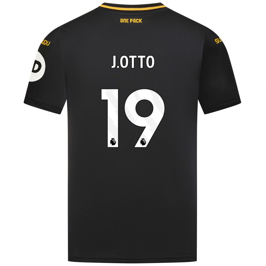 Niño Camiseta Jonny Otto #19 Negro 2ª Equipación 2024/25 La Camisa Perú