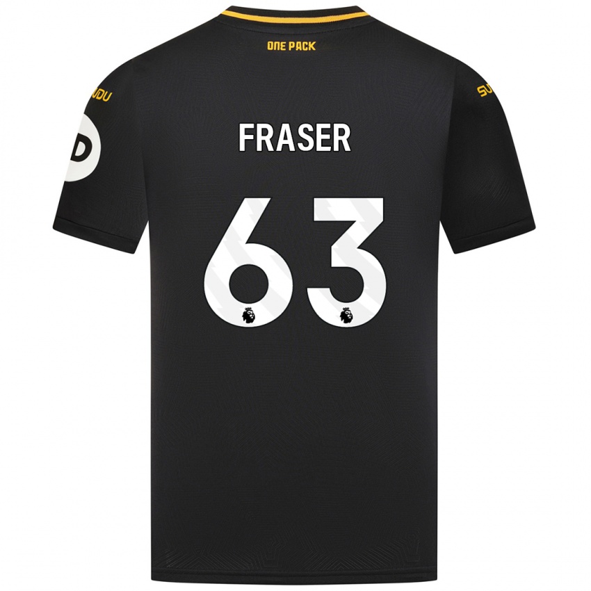 Niño Camiseta Nathan Fraser #63 Negro 2ª Equipación 2024/25 La Camisa Perú