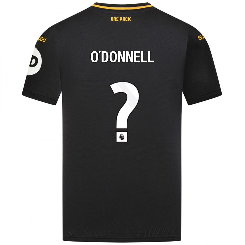 Niño Camiseta Luke O'donnell #0 Negro 2ª Equipación 2024/25 La Camisa Perú