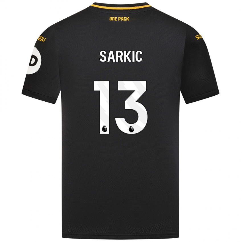 Niño Camiseta Matija Sarkic #13 Negro 2ª Equipación 2024/25 La Camisa Perú