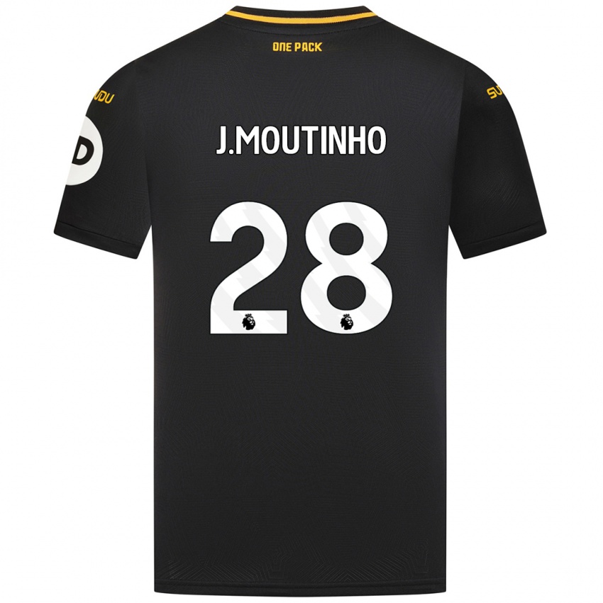 Niño Camiseta Joao Moutinho #28 Negro 2ª Equipación 2024/25 La Camisa Perú