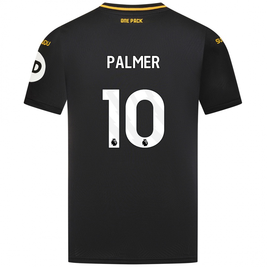 Niño Camiseta Jamila Palmer #10 Negro 2ª Equipación 2024/25 La Camisa Perú