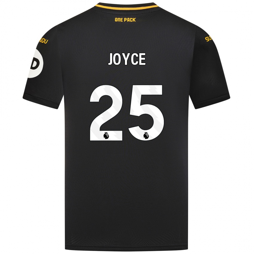 Niño Camiseta Leonie Joyce #25 Negro 2ª Equipación 2024/25 La Camisa Perú