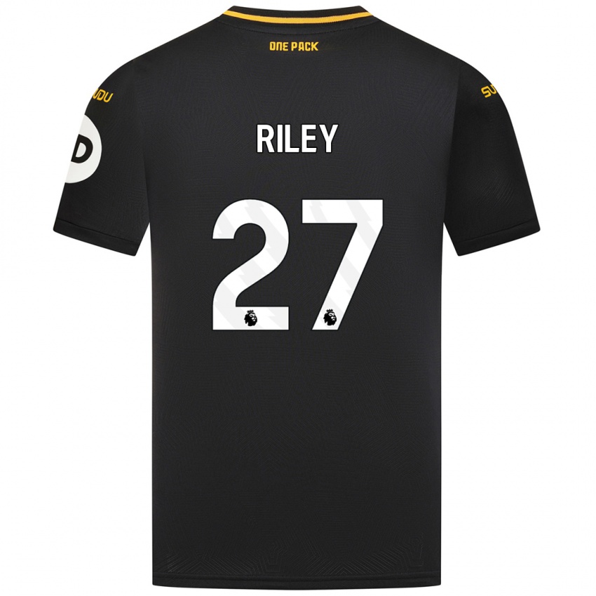 Niño Camiseta Lauren Riley #27 Negro 2ª Equipación 2024/25 La Camisa Perú