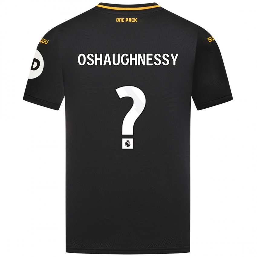 Niño Camiseta Joe Oshaughnessy #0 Negro 2ª Equipación 2024/25 La Camisa Perú