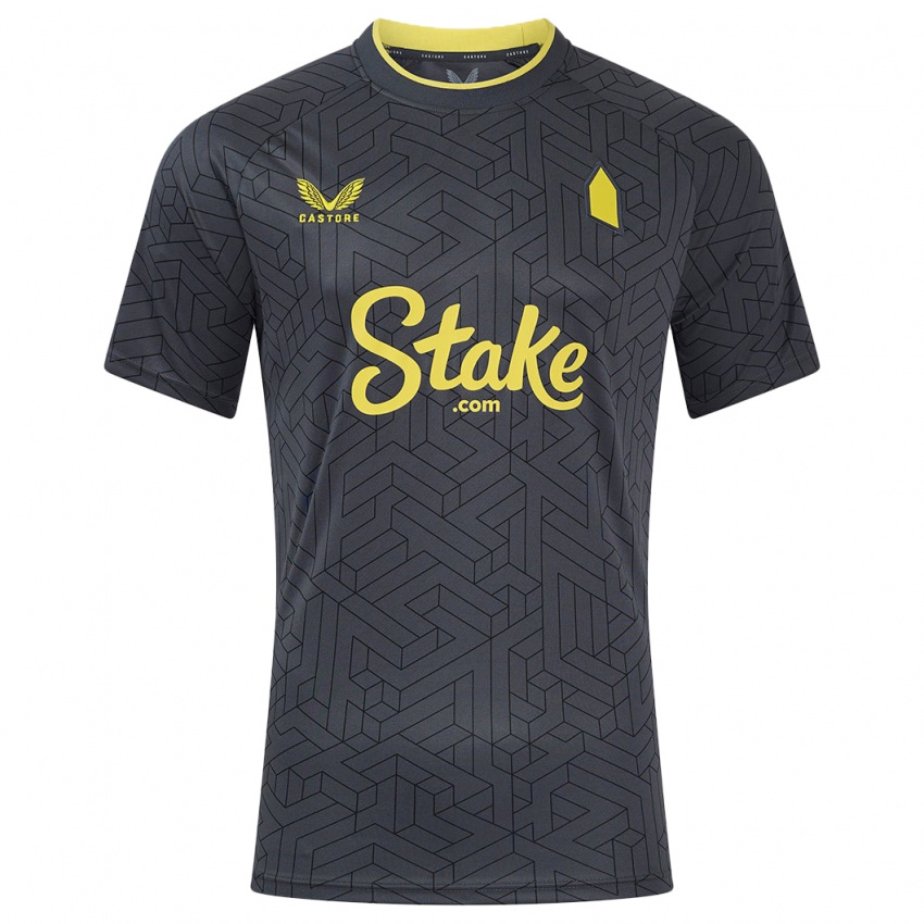 Niño Camiseta Shea Pita #0 Negro Amarillo 2ª Equipación 2024/25 La Camisa Perú