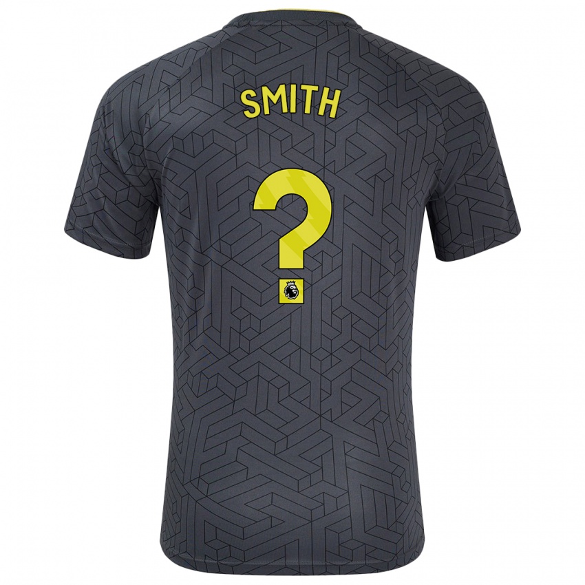 Niño Camiseta Odin Samuels-Smith #0 Negro Amarillo 2ª Equipación 2024/25 La Camisa Perú