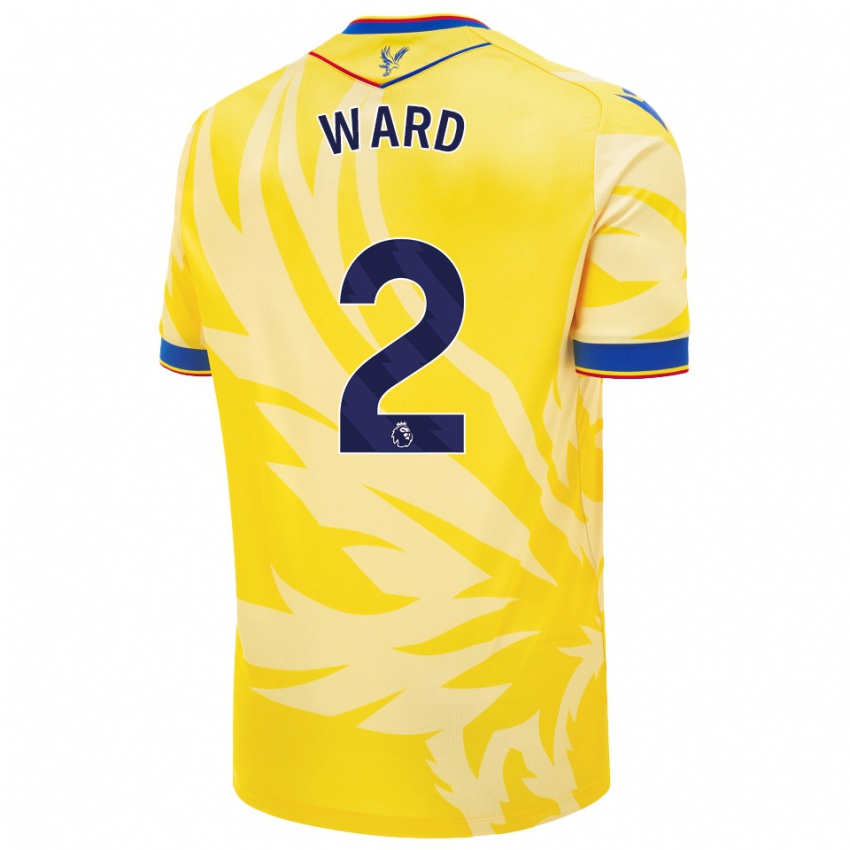 Niño Camiseta Joel Ward #2 Amarillo 2ª Equipación 2024/25 La Camisa Perú